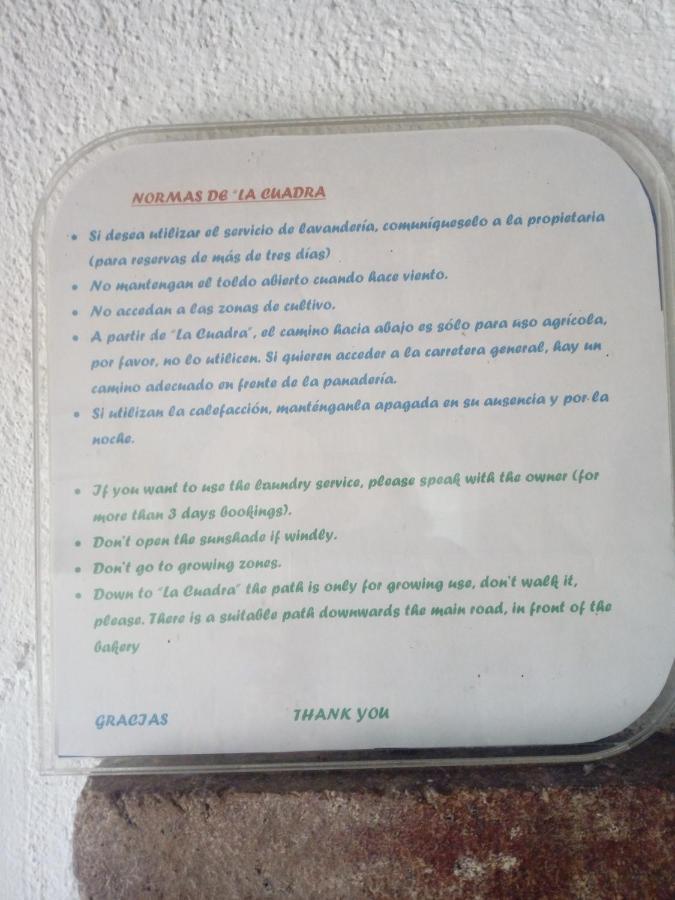 La Cuadra Villa Hermigua Eksteriør billede